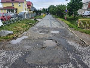 Stav komunikace před opravou